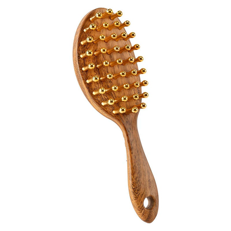 Loc Brush - 39 Tooth Long Handle Massage Comb for Scalp and Head Meridians with Gentle Detangling and Stimulating Bristles for Hair Growth & Relaxation - Image 1